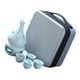 thumbnail image 2 of Juego de Sake japonés con decantador de vino más cálido con bolsa de viaje, portavelas tradicional de 4 tazas, bebida de Sake antigua para fiesta de verde claro, 2 of 9