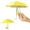 Yellow, variant on hengsof Phone Umbrella for Sun with Suction Cup Stand, Universal Cell Phone Umbrella Sun Shade, Outdoor Anti-Glare Phone Umbrella Holder, Umbrella for Phone Suitable for Beach Travel