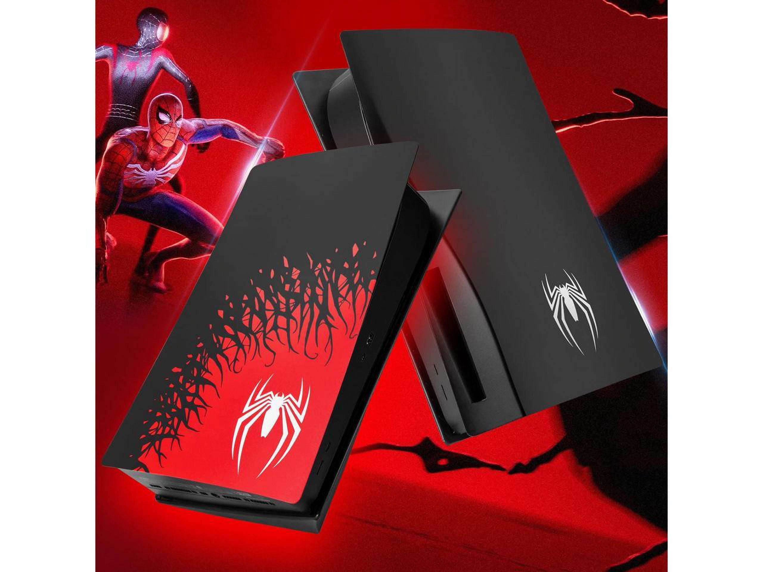 [Faceplate for PS5 Disc Edition] - Superhero Spider - Man 2 Plates for PS5 Console Cover Plates, Premium ABS Faceplate Shell Covers for PlayStation 5 PS5 Cover Plate Disc Edition