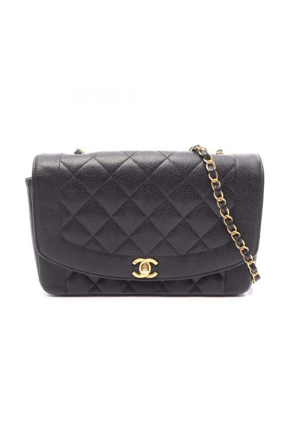 Pre-Owned Chanel Matelass Diana Flap Shoulder Bag/Handbag, Caviar Leather (Grained Calfskin),...