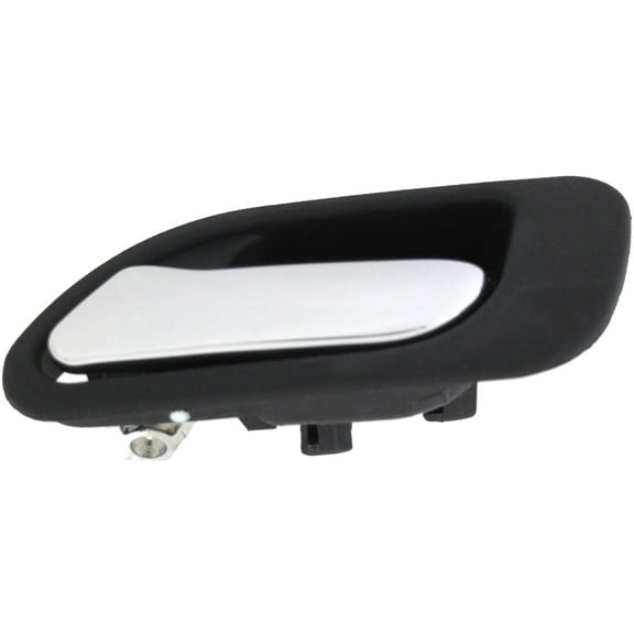 Dorman 81605 Rear Driver Side Interior Door Handle for Specific Acura Models, Chrome Lever; Black Housing