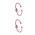thumbnail image 2 of Sonducket Brazalete para el brazo, accesorio de ropa, joyería, adorno para el cuerpo, adorno para la mano, para brazos con forma simple Nudo, Rojo 2piezas, 2 of 6