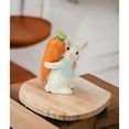 thumbnail image 2 of Ceramic Easter Bunny Salt and Pepper Shakers 3.375in, 2 of 5