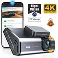 thumbnail image 1 of A900 Car Dash Cam 3 Inch Ips Screen Novatek 96670 4k HD Wifi Driving Recorder Parking Camera Silver, 1 of 5