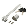 thumbnail image 1 of Zinc Alloy Glass Sliding Door Lock with Key Sliding Showcase Glass Lock, 1 of 10