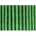 thumbnail image 1 of Ahgly Company Indoor Rectangle Oriental Emerald Green Modern Area Rugs, 6' x 9', 1 of 4