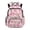 Pink Deer Bow, variant on Pzuqiu Mallard Duck Camo School Backpacks 17 Inch Large Capacity Kids Teenagers Schoolbags Bookbags Casual Travel Daypack with Front Zipper Breathable Teen Girls Boys Backpack