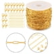 thumbnail image 4 of Cadena de eslabones ovalados Macarena 33 pies Fabricación de joyas, 4 of 8