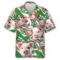 thumbnail image 4 of Camisa holgada de manga corta con estampado 3D de Animel divertido para hombre, estilo hawaiano, para vacaciones en la playa, estilo vintage, informal, de verano, 4 of 5
