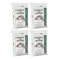 Michigan Peat 5240 Garden Compost and Manure Blend, 40 Pound Bag (4 Pack)