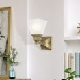 thumbnail image 4 of Livex Lighting Mission Bath Light in Antique Brass, 4 of 9
