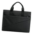 thumbnail image 1 of KLKCMS Mallette Pochette Sac de Rangement avec Multiples Poches Sac de Documents Noir, 1 of 9