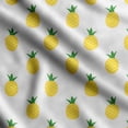 thumbnail image 1 of Soimoi Watercolor Fruit Print,Cotton Poplin, Sewing Fabric Sold by The Yard 42 Inch Wide,Sewing Craft Quilting/Quilt Making Fabric, Light Gray, 1 of 5