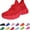 Deep Red, variant on Woman's Sports Shoes: Breathable Mesh surface, Lightweight Comfort Sneakers