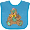 thumbnail image 3 of Inktastic Cute Hugging Teddy Bears Boys or Girls Baby Bib, 3 of 4