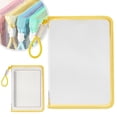 thumbnail image 2 of Mesh Zipper Pen Pouch,Pencil Pouches Case,Clear Exam Pencil Pouch,Pencil Storage Pouch,Mesh Pencil Case with Handle,Large Capacity Rectangular Pen Pouch,Lightweight Nylon Stationery Storage Bag,Blue, 2 of 7