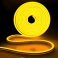 thumbnail image 1 of iNextStation Tira de luz de neón de 16,4 pies/5 m, luz de cuerda de neón LED de silicona de 12 V Luces de neón LED flexibles impermeables para interiores y exteriores, 1 of 5