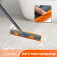 thumbnail image 4 of TidyBliss Pet Hair Removal Broom with Rubber Squeegee (Gray Orange), 4 of 7
