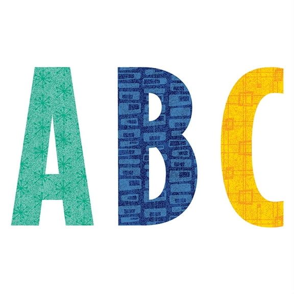 Creative Teaching Press CTP8160 Midcentury Modern 4 in. Designer Letters