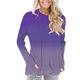 thumbnail image 1 of Gibobby Sudaderas para mujer Sudaderas de Halloween para mujer de gran tamaño camisetas de otoño y día festivo con cuello redondo(Morado,CH), 1 of 4