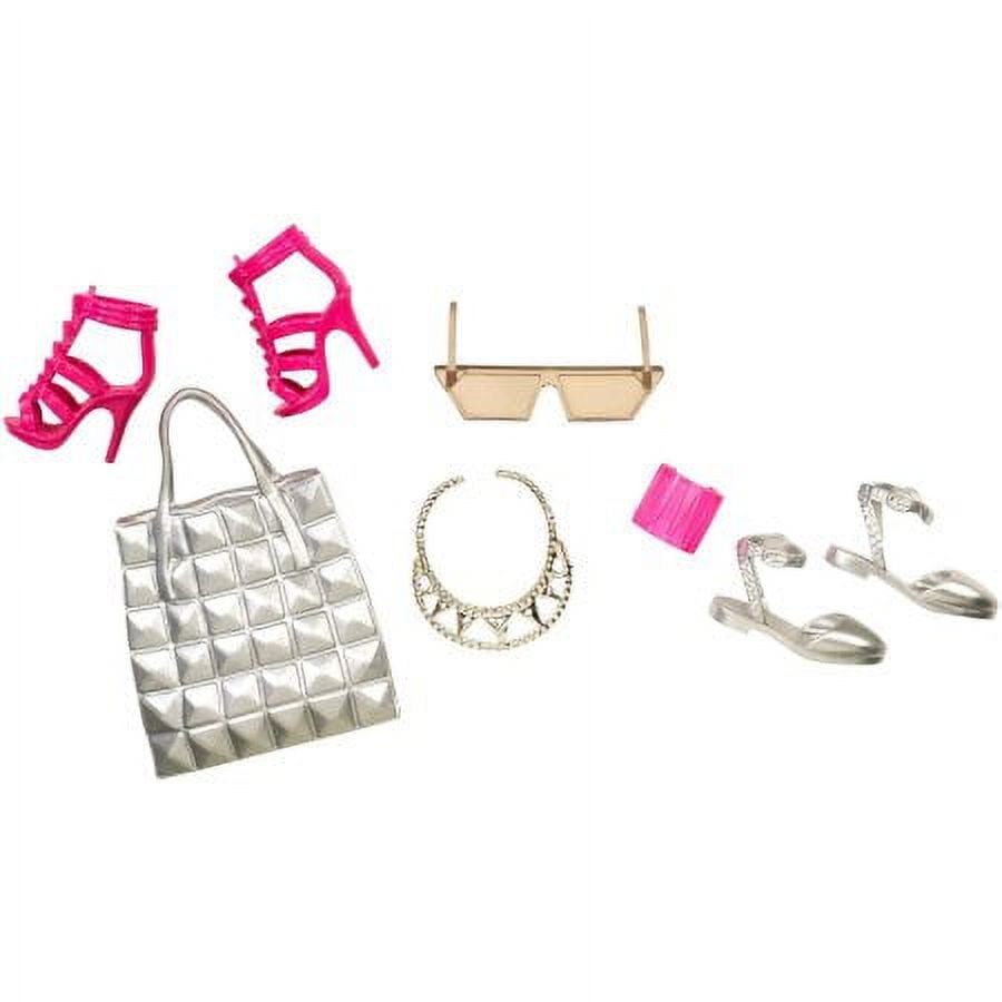 Barbie Amusement Park Accessories Pack - 11 Piece Storytelling & Fashion Set For Barbie Dolls (Doll Not Included)