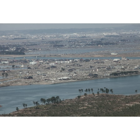 Aerial View Of Sendai Japan On March 19 2011 A Week After An 90 Magnitude Earthquake And Tsunami Devastated The Area (Best Earthquake App Japan)