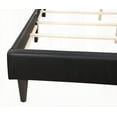 thumbnail image 5 of Sleek Black Full Bed with Adjustable Headboard and Strong Support, 5 of 7