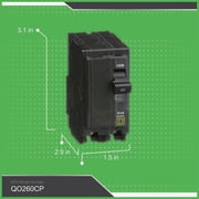 Square D QO 60A Double-Pole Standard Trip Circuit Breaker QO260CP