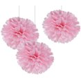 thumbnail image 1 of 12 bolas de flores de papel rosa., 1 of 6