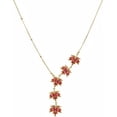 thumbnail image 2 of Sparkling Maple Leaf Pendant Necklace Crystal Cubic Zirconia Autumn Fall Leaves Adjustable Chain Necklaces Dainty Thanksgiving Christmas Jewelry Gifts for Women, 2 of 8