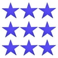thumbnail image 1 of Recortes de papel Estrella Unique Bargains Cinco Estrella Confeti Adornos para Cumpleaños Fiesta Aula Boda 11 Pulgadas Azul Paquete de 24, 1 of 5