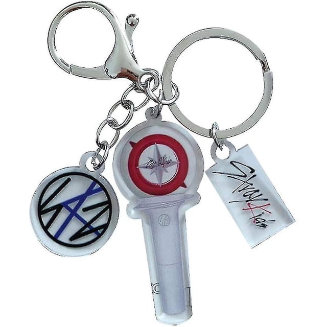 Kpop Stray Kids Light Stick Llavero Accesorios Llavero Bolsa Adornos (Stray Kids) - -