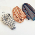 thumbnail image 1 of Bufanda de lana a cuadros con colores retro a juego para niños, otoño e invierno, cálida para el cuello para niños y niñas, estilo de moda para bebés, 1 of 5
