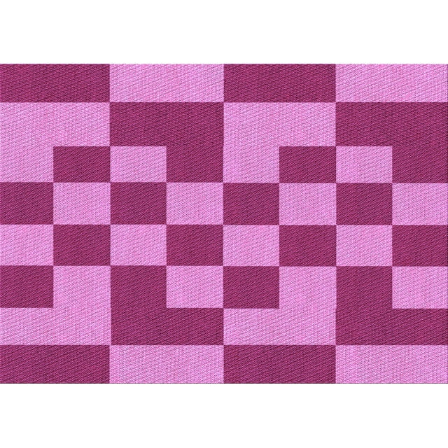 Ahgly Tapis Rectangulaire Lavable en Machine Intérieur Transitionnel Violet Violet, 3 Pieds x 5 Pieds