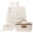 thumbnail image 1 of Set Bolsa Backpack Cartera y Cosmetiquera Jennyfer 8472-6PAQ Blanco, 1 of 9