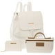 thumbnail image 1 of Set Bolsa Backpack Cartera y Cosmetiquera Jennyfer 8472-6PAQ Blanco, 1 of 9