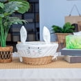 thumbnail image 4 of Decoraciones de Pascua, adornos de Pascua, regalos de Pascua, cesta de Pascua para llevar, cesta de picnic de primavera, cesta de almacenamiento tejida a mano, almacenamiento de bocadillos, huevos, du, 4 of 6