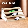 thumbnail image 3 of KLKCMS Acrylic Wooden Display Rack for Cupcake Makeup Perfume Collectibles Toys 4 layer, 3 of 9