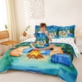 thumbnail image 3 of Erosebridal Cartoon Capybara Camping Twin Bedding Sets 7-Piece For Kids,Kawaii Animal Adventure Theme Bedding Comforter Set For Boys Girls,Lightweight Room Decor, 3 of 6