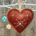 thumbnail image 4 of Valentines 2D Acrylic Coffee Handmade Beaded Heart Ornament,Adds A Sparkling Touch to Your Tree, Conveying Heartfelt Wishes for Holiday Happiness and Joy. A Unique Meaningful Gift for Family Friends, 4 of 6