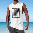 thumbnail image 2 of snilers Mens Summer Beach Tank Top Tropical Hawaiian Palm Tree Print Sleeveless Shirt Muscle Graphic Tees Vacation Shirts M, 2 of 5