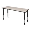 thumbnail image 1 of Regency MT6624PLAPCBK Table de Classe Mobile Réglable en Hauteur 66 x 24 Po, Érable, 1 of 1