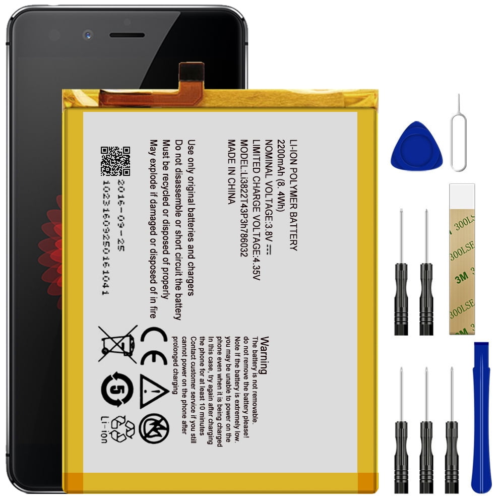 Replacement Battery Li32t43p3h For Zte Blade V6 D6 X7 Z7 A515 Tool Walmart Com Replacement Battery Li32t43p3h For Zte Blade V6 D6 X7 Z7 A515 Tool Walmart Com