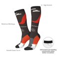 thumbnail image 4 of Wukai Christmas Gnomes In Red Hats for Contrast Color Stockings, Sports Fitness Adult Long Socks, Unisex, 4 of 6