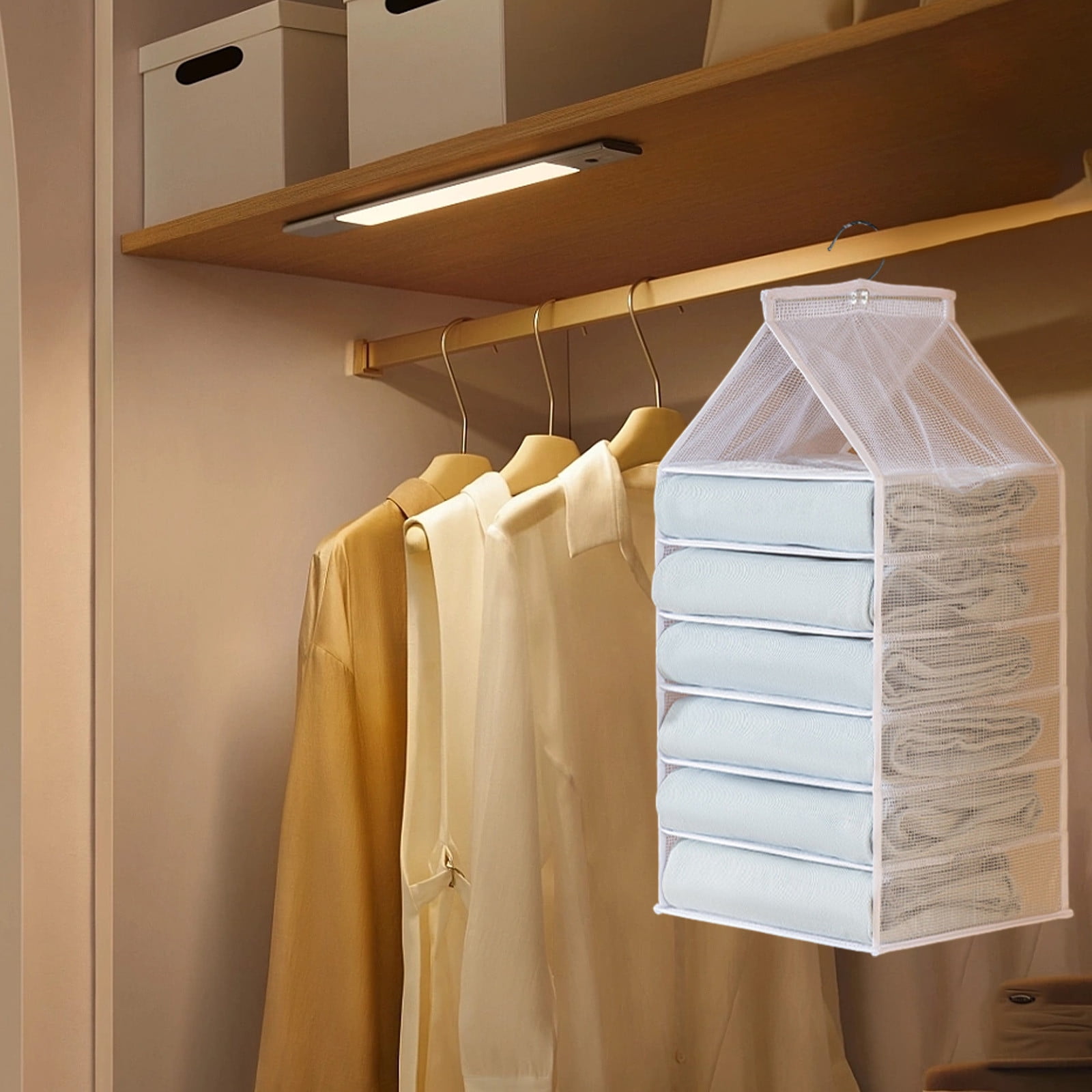 Hang up closet organizer sale