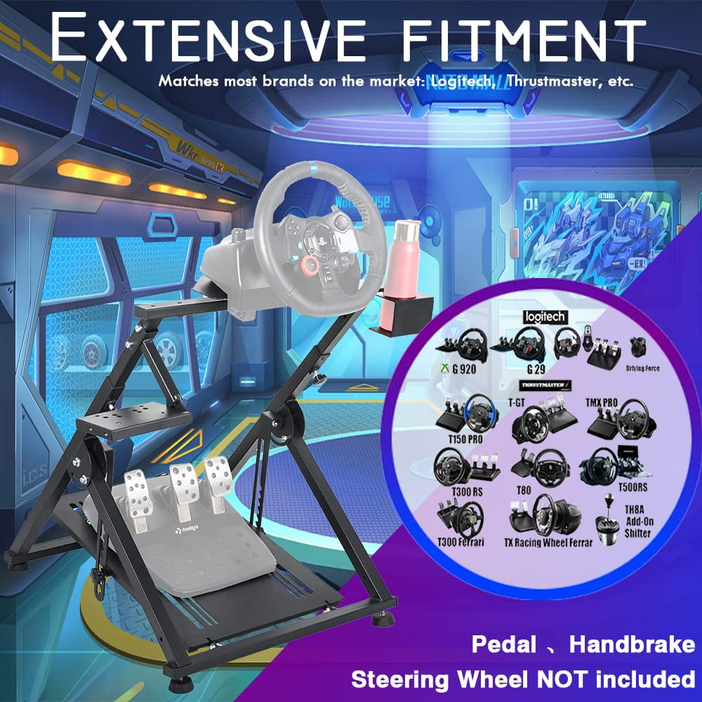 Buy Marada Racing Wheel Stand,Steering Wheel Stand With Water Cup