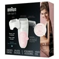thumbnail image 3 of Braun Silk-epil 5 5-620 Epilator for Women for Gentle Hair Removal, White/Pink, 3 of 9
