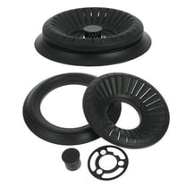 Replacement Gas Burner Grate for Stove Hob with Even Flame Distribution Stainless Steel Black