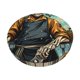 thumbnail image 1 of Disketp Skeleton Chef BBQ Scene Funda Redonda para Taburete, Funda de Cojín para Silla de Bar Suave y Elástica-14 inch, 1 of 7