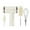 White, variant on Rechargeable Silicone Bottle Brush Electric Cleansing Structure 3 Brush Executives 12Inch Reach 1000mAh Battery Pace Set